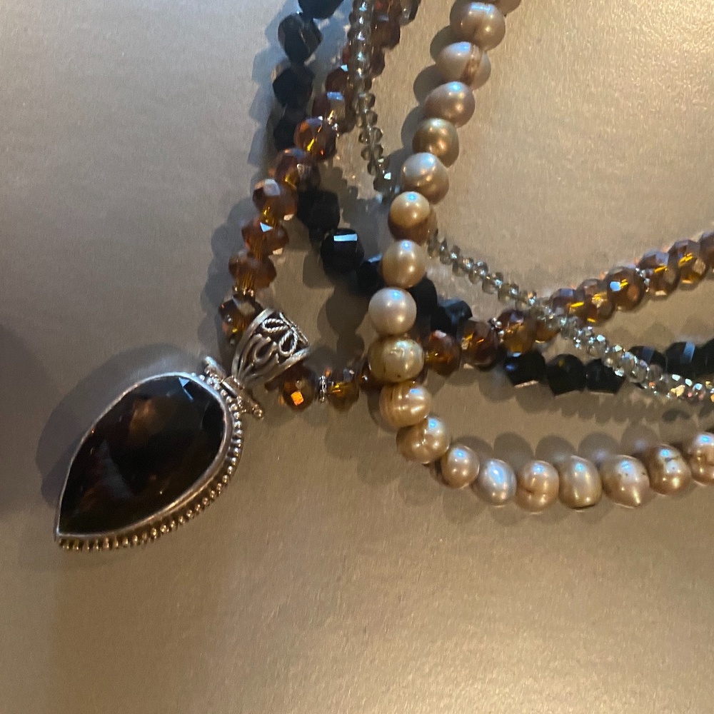 Multi-Strand Statement Necklace - image 4